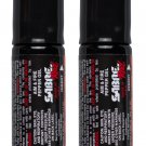2 - SABRE RED Aim and Fire Pepper Gel Refill Canister 2 Pack UV Marking Dye USA
