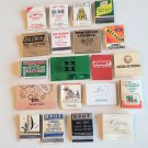 Vintage Matchbook Matches Books Lot 20 Advertisement Assortment All Types & Cond