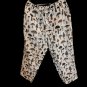 Mushroom Design Baggy Pants Drawstring Elastic Waist One Size Hippie Boho One SZ