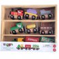 Wooden Train Set 9 Piece Educational Wooden Puzzle For Interactive Learning Kids