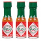 Tabasco Sauce Mini Bottle Pack of 3 Original Hot Sauce 1/8 fl oz Red Pepper Tabasco Sauce Mini Bottle Pack of 3 Original Hot Sauce 1/8 fl oz Red Pepper