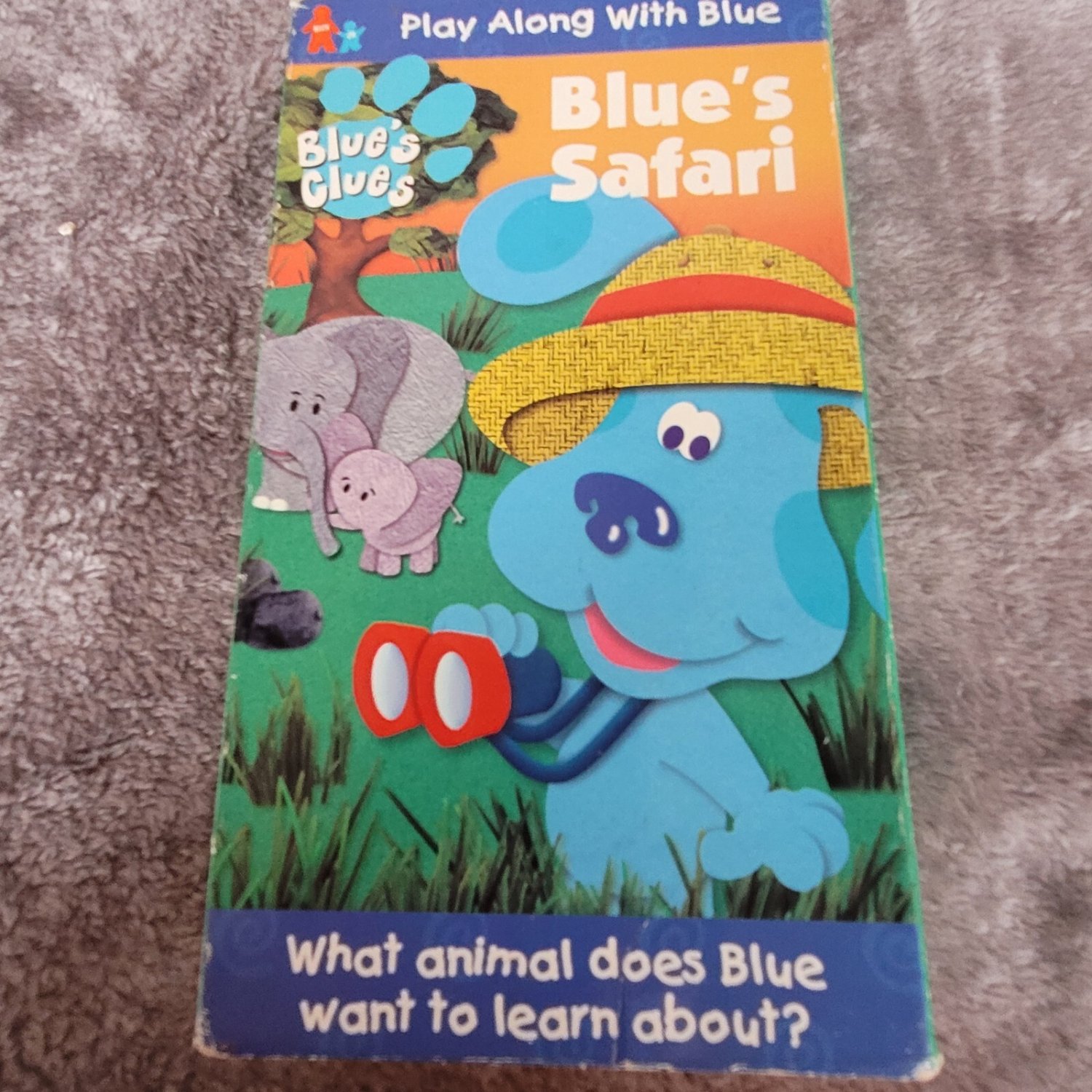 Blues Clues - Blue's Safari VHS 2000 Nick Jr Nickelodeon Play Along ...