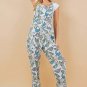 Chicken Rooster PLUS SIZE Print Overall Jumpsuit Farm Country Bib Farmhouse