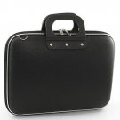 Laptop Netbook Notebook Carry Case Black PVC Rubber PC Tablet Carry On Soft Bag