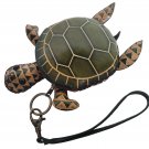 Handmade Leather Turtle Coin Purse Wristlet Keychain Zipper Pouch Animal Wallet Handmade Leather Turtle Coin Purse Wristlet Keychain Zipper Pouch Animal Wallet