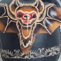 Handmade Leather Bat Coin Purse Wristlet Keychain Gothic Mini Pouch Halloween