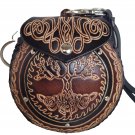 Tree Of Life Leather Wristlet Wallet Change Coin Purse Zip Closure Charm Pouch Tree Of Life Leather Wristlet Wallet Change Coin Purse Zip Closure Charm Pouch