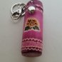 Lipstick Holder Key Chain Leather Handmade Pill Joint  Chapstick Case Lip Balm