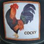 COCKY Rooster Hat Trucker Baseball Cap Mesh Panel Adjustable One Size Snap Back