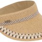 Toast Outdoor Sun Protection Hat Toyo Brim With White Trim UPF 50+  Karen Keith