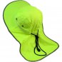 2 Pack Hi Vis Reflective Safety Boonie Neck Flap Cover Work Hat Wide Brim Neon
