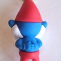 Papa Smurf Keychain Backpack Bag Charm 3-D Rainbow Lanyard Key Holder The Smurfs