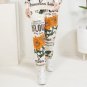 Sunflower Cotton Pants Sweat Pants Floral Yoga Sweatpants Loose Workout Joggers