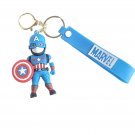 Marvel Captain America Superhero Keychain Figure Bag Charm Strap Avengers Comic Marvel Captain America Superhero Keychain Figure Bag Charm Strap Avengers Comic
