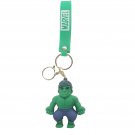 Incredible HULK Keychain Marvel Superhero 3D-PVC Key Chain Backpack Bag Charm
