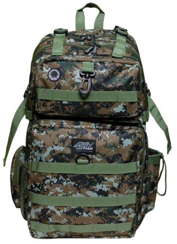 GREEN BROWN DIGITAL CAMO  Backpack Big Hunting Day Pack Camping TACTICAL