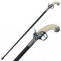Flintlock Antique Gun Handle Cane Gentleman's Walking Stick Pistol Shape Novelty