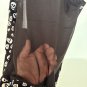 Skull Tank Top Blouse T Tee Shirt Black White Skulls One Size Sheer Back Gothic