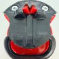 Small Kitchen Knife Sharpener With Suction Cup Diamond Stone Red Outdoor