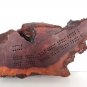 Handmade Vintage Live Edge Cribbage Board Burl Wood Large 18 Inches 2 Player