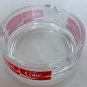 Trink Coca-Cola Coke Ashtray Vintage Marketing Schutzmarke German Drink  Glass