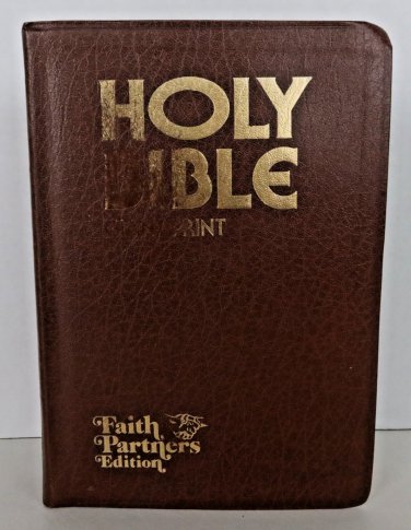 Old Time Gospel Hour Giant Print Holy Bible Faith Partners Edition 1976 KJV