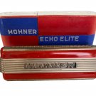 1940 HOHNER Echo Elite Harmonica C & G Art Deco Design by John Vassos with Box