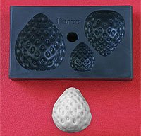 Clay Mold - Miniature Fake Strawberry - Fruit Series - Sweet Deco
