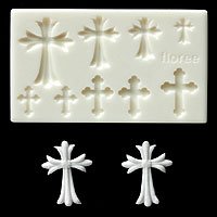 Miniature Cross - Sweet Deco - Floree Clay Mold