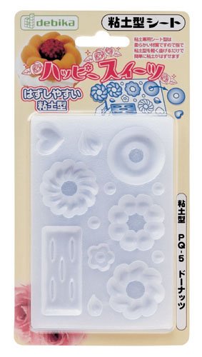 Reusable Mold for Making Clay Donut PQ-5 - Flexible - Sweet Deco