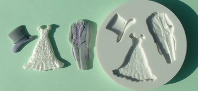 FOOD GRADE MOLD - The Wedding Theme Design - Cake Decorating Mold - The Art of Cake Dressing - (06)