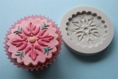 FOOD GRADE MOLD - Decorative CupCake Topper (A) - CupCake Mold - The Art of Cake Dressing - (73)