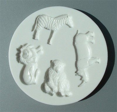 FOOD GRADE MOLD - Wild Animals Design - Cake Decorating Mold - The Art of Cake Dressing (39)