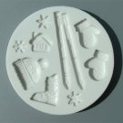 FOOD GRADE MOLD - Ski Sport Theme Design - Cake Decorating Mold - The Art of Cake Dressing (42)