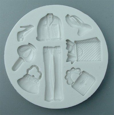 FOOD GRADE MOLD - Shopping Theme Design - Cake Decorating Mold - The Art of Cake Dressing (44)