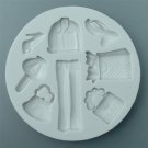 FOOD GRADE MOLD - Shopping Theme Design - Cake Decorating Mold - The Art of Cake Dressing (44)