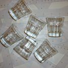 Six Small Glasses - Dishwater Safe - for Liquor or for your Art and Craft Work