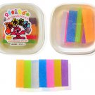 Clay Mold making Oyumaru (Multi color) / 1 pkg (7 pcs) - Make clay molds, using only hot water