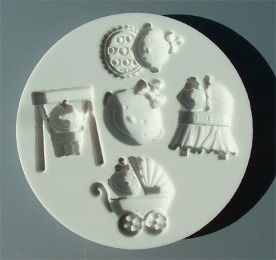 FOOD GRADE MOLD - The Baby Girl Design - Cake Decorating Mold - The Art of Cake Dressing - (56)