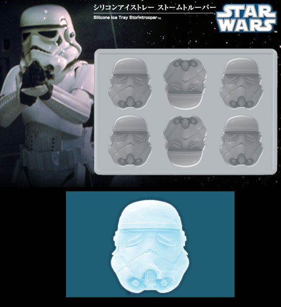 Silicone Mold - Star Wars Series - Stormtrooper - Ice, Coffee, Chocolate mold