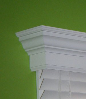88 Inch Custom Window Valance / cornice Colonial Style