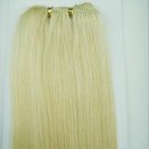 22" long 24" wide 2 Pieces 100% human hair extension wefts #613 Bleach Blonde