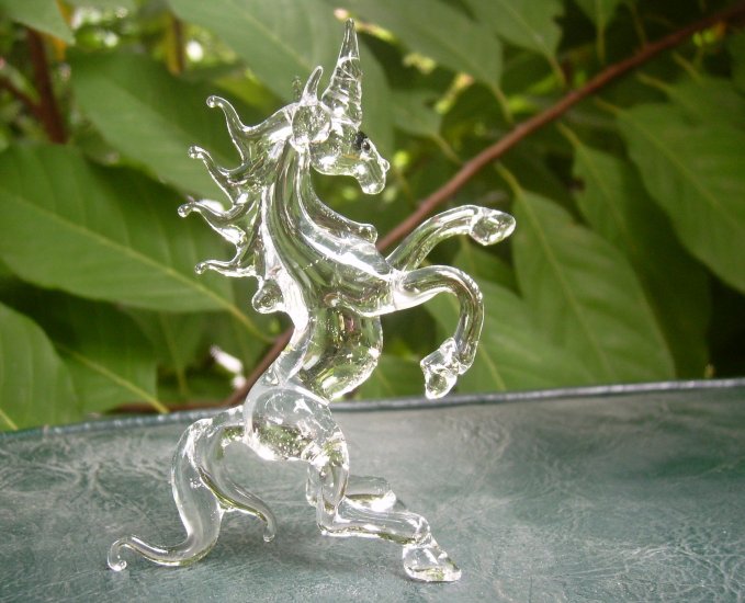 unicorn crystal figurines
