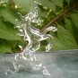 hand blown glass crystal unicorn figurines thailand handmade home decorate (U5)