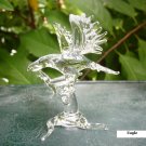 hand blown glass crystal eagle figurines thailand handmade home decorate