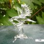hand blown glass crystal eagle figurines thailand handmade home decorate