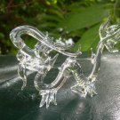 hand blown glass crystal dragon figurines thailand handmade home decorate