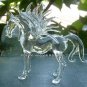 hand blown glass crystal pegasus figurines thailand handmade home decore (U3)
