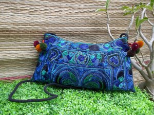 hmong bag / embroidered bag / tiny bag/ hill tribe bag / thai bag