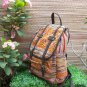 backpack / hill tribe bag / hmong bag / backpack with leather strap ( EVB005)